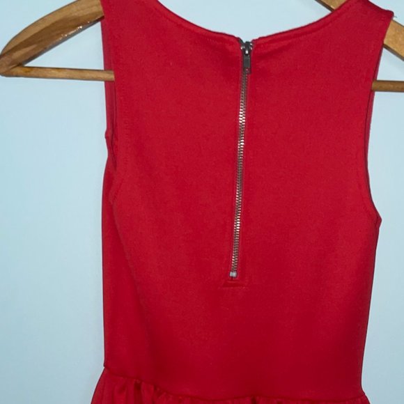 Mini Red Dress - Picture 5 of 6